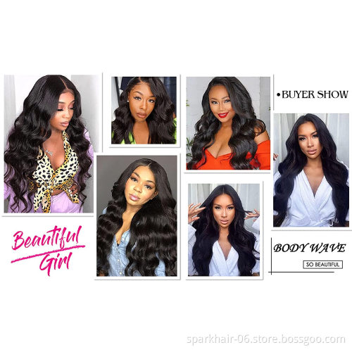 Wholesale Hd Transparent Lace Raw Mink Indian Virgin Hair Wigs Human Hair Lace Front Cuticle Aligned Human Hair Lace Front Wig